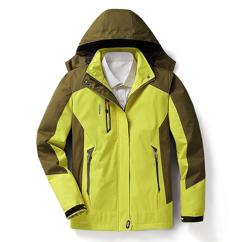 Waterproof Trail Jacket for Women with Removable Hood