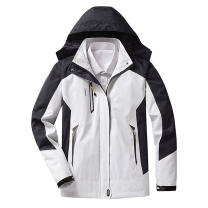 Waterproof Trail Jacket for Women with Removable Hood