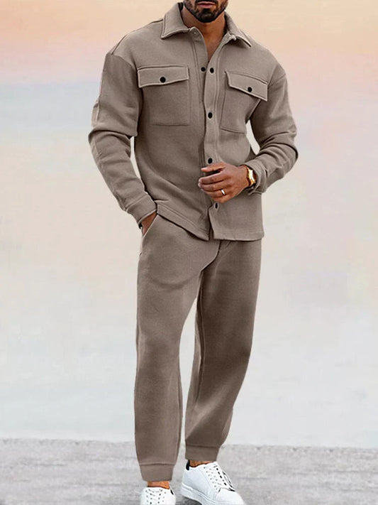 Marcel - Men's Utility Overshirt & Tapered Jogger Set
