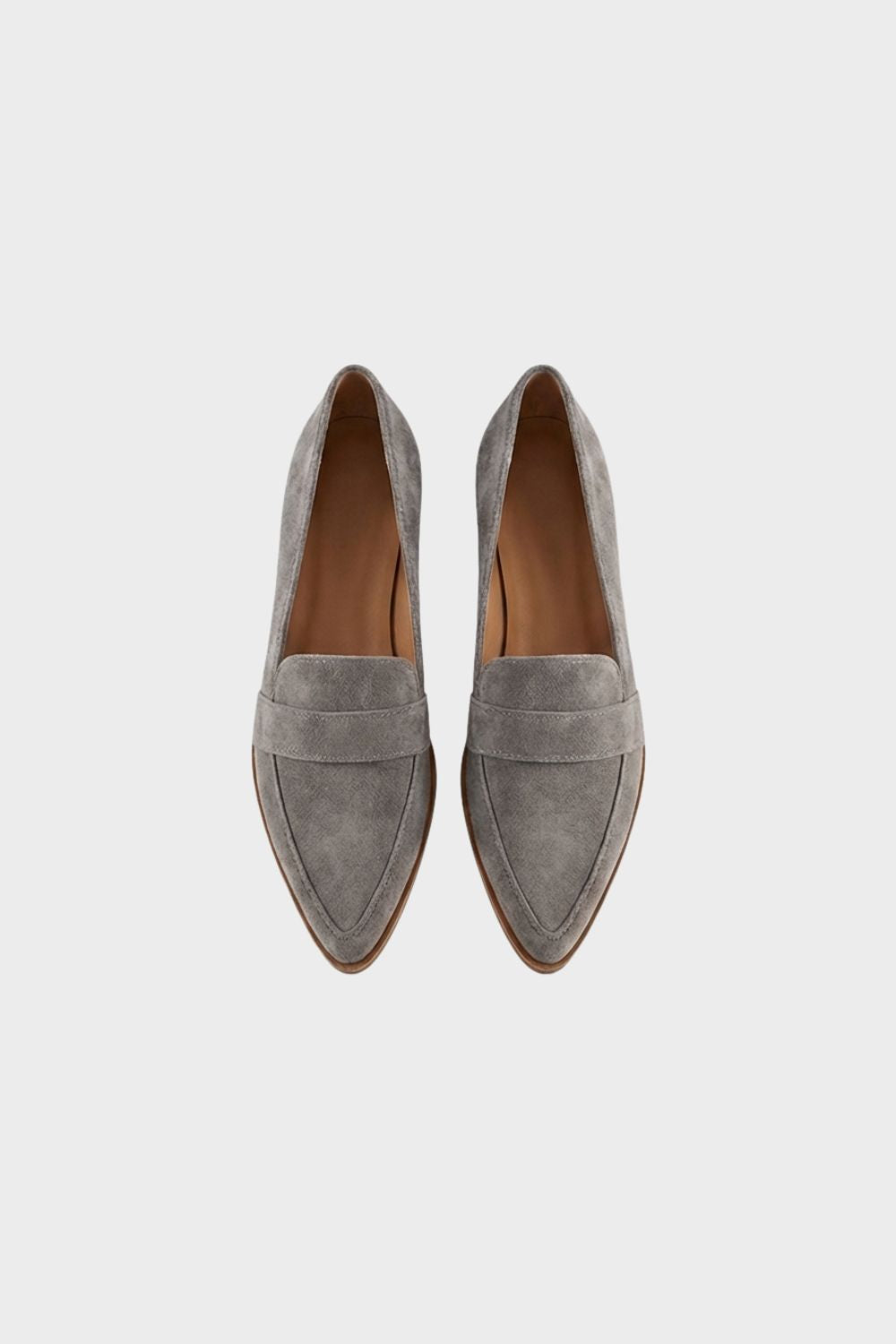 Regine - Women's Pointed-Toe Suede Loafers