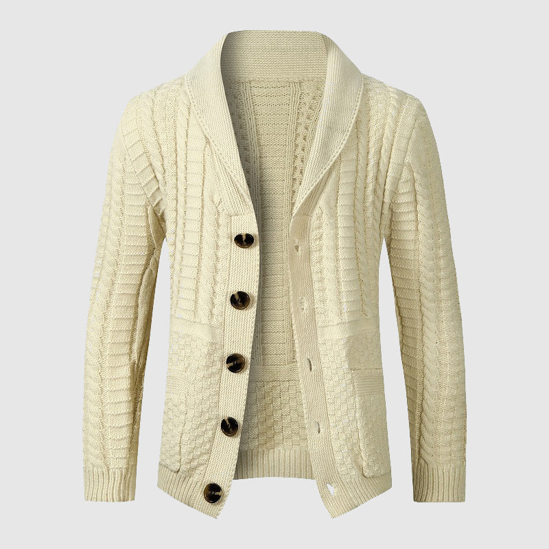 Charles Morrison Braid Knitted Cardigan