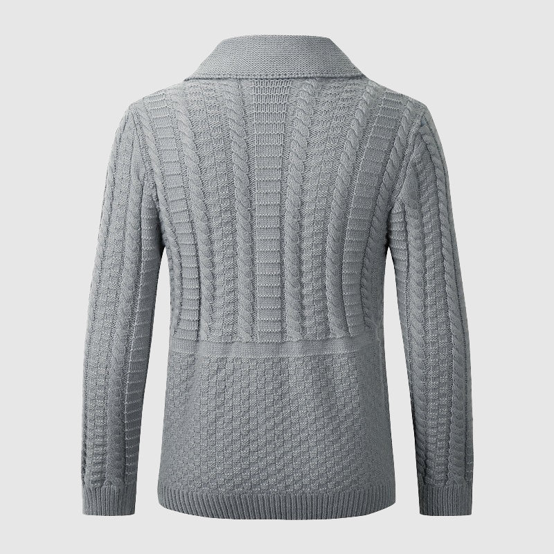 Charles Morrison Braid Knitted Cardigan