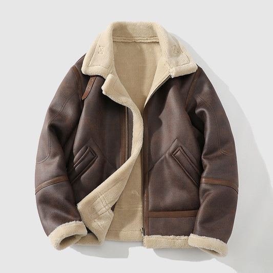 Frank Hardy Aviator Leather Jacket
