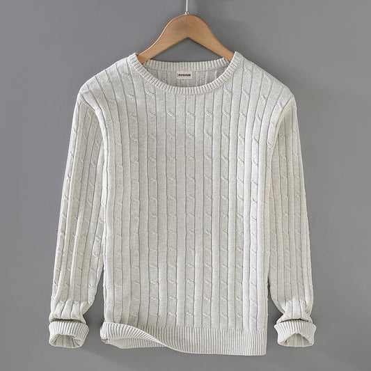 Frank Hardy Glacial Knit Cotton Sweater