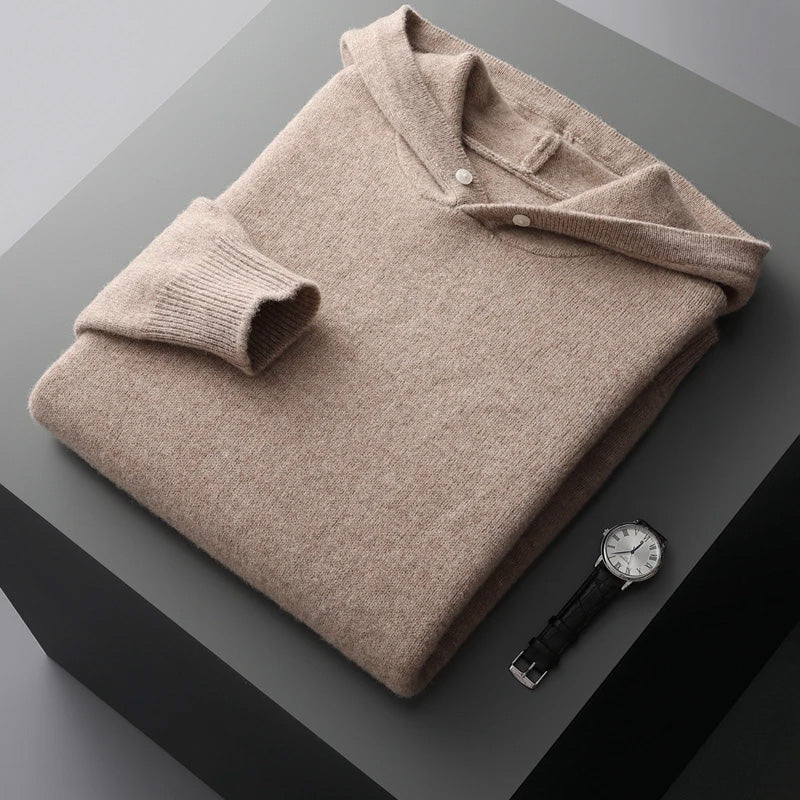 Frank Hardy Hooded Cashmere Sweater