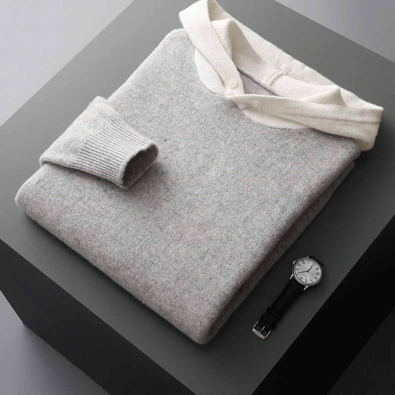 Frank Hardy Hooded Cashmere Sweater