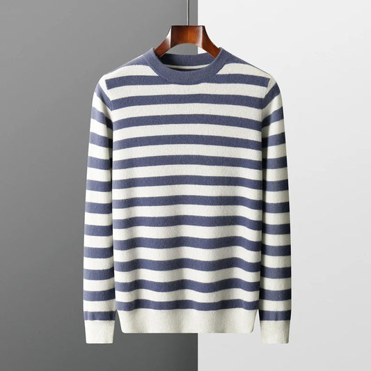 Frank Hardy Striped Cashmere Sweater